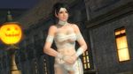  1girl 3d bandage black_hair breasts dead_or_alive dead_or_alive_5 halloween large_breasts momiji_(ninja_gaiden) mummy night ninja_gaiden ninja_gaiden:_dragon_sword ponytail solo tecmo 