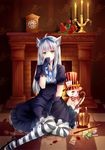  :q animal_ears ankle_ribbon bangs bell black_dress black_gloves black_legwear blue_eyes bow bowtie bracelet buttons candle candlestand cane cape card cat_ears cathy_(yuu-gi-ou_zexal) checkered checkered_floor clock dress duel_monster eyewear_removed fire fireplace flower full_body glasses gloves gothic_lolita green_eyes gyaza hair_ribbon hand_on_own_thigh hand_to_own_mouth hat heart heterochromia highres holding holding_hair hourglass indoors jewelry jingle_bell lace lace-trimmed_dress lace-trimmed_gloves lock_cat lolita_fashion long_hair looking_at_viewer madolche_mewfeuille mary_janes neck_ribbon on_floor pantyhose petals playing_card print_legwear puffy_short_sleeves puffy_sleeves red-framed_eyewear red_flower red_rose reflection rescue_cat ribbon rinyan_lightsworn_rogue rose shadow shoes short_sleeves silver_hair sitting solo spade_(shape) striped striped_legwear stuffed_animal stuffed_cat stuffed_toy tongue tongue_out topknot vertical_stripes white_legwear yellow_eyes yokozuwari yuu-gi-ou yuu-gi-ou_zexal 