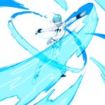  blue_hair fur_trim glasses inumuta_houka kill_la_kill male_focus moru_moru_moru solo uniform 