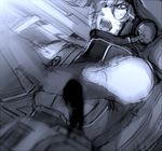  bad_id bad_pixiv_id gori_matsu grey gundam gundam_00 helmet lockon_stratos lyle_dylandy male_focus military military_uniform monochrome solo uniform upper_body 