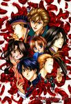  6+boys absurdres chichiri_(fushigi_yuugi) chiriko_(fushigi_yuugi) copyright_name everyone fushigi_yuugi highres hotohori_(fushigi_yuugi) mitsukake_(fushigi_yuugi) multiple_boys nuriko_(fushigi_yuugi) tamahome_(fushigi_yuugi) tasuki_(fushigi_yuugi) watase_yuu 