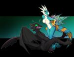 anthro ballbusting balls black_body blue_body breasts butt cock_and_ball_torture deadly_nadder dragon dreamworks duo european_mythology female fury_(httyd) genital_torture genitals green_eyes hi_res how_to_train_your_dragon male male/female mythological_creature mythological_scalie mythology night_fury open_mouth penis scalie stepping_on_balls stormfly tail toothless vulva western_dragon wings wyvern yiffy1234