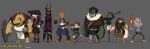 2022 3_fingers 3_toes 5_fingers absurd_res adobe_photoshop_(artwork) anthro armor arrow_(weapon) aubrey_(oxventure) bard barefoot beard belt belt_buckle bent_arm bent_legs black_belt black_bottomwear black_clothing black_coat black_eyes black_hair black_hat black_headwear black_helmet black_horn black_lips black_pants black_shirt black_stripes black_topwear black_tunic blue_ascot blue_bottomwear blue_clothing blue_jacket blue_shorts blue_topwear bottomwear bow_(weapon) brown_beard brown_belt brown_bottomwear brown_clothing brown_eyebrows brown_facial_hair brown_footwear brown_hair brown_leggings brown_legwear brown_mustache brown_pawpads brown_shawl brown_shirt brown_shoes brown_skirt brown_stripes brown_tail_tip brown_topwear brown_tunic brown_vest buckle cape chainmail cheek_scar cheek_tuft claw_toes claws cleric closed_smile clothed clothed_anthro clothed_female clothed_human clothed_humanoid clothed_male clothing coat coin colored corazon_de_ballena digit_ring digital_drawing_(artwork) digital_media_(artwork) dipstick_tail dob_(oxventure) dot_eyes dragonborn_(dnd) dress druid dungeons_and_dragons dwarf ear_piercing ear_ring egbert_(oxventure) elemental_manipulation elf english_description english_text eyebrows eyelashes facial_hair facial_scar facial_tuft fangs feet felid female female_humanoid finger_claws finger_ring fingers fire fire_manipulation fist footwear fully_clothed fully_clothed_anthro fully_clothed_female fully_clothed_human fully_clothed_humanoid fully_clothed_male fur fur_trim_(clothing) fur_trim_shawl furrowed_eyebrows gauntlets gloves gold_boots gold_ear_ring gold_tail_ring green_body green_clothing green_eyes green_hair_tie green_leggings green_legwear green_shirt green_skin green_topwear grey_background grey_body grey_bottomwear grey_claws grey_clothing grey_fur grey_pants grey_tail group grumpy hair half-orc hand_on_hip hand_on_own_hip hand_pawpads handpaw handwear hasbro hat headgear headwear hengist_(oxventure) hi_res holding_bow_(weapon) holding_coin holding_mace holding_melee_weapon holding_object holding_ranged_weapon holding_rapier holding_shield holding_sword holding_warhammer holding_weapon horn horn_jewelry horn_ring horned_humanoid human humanoid humanoid_pointy_ears inkarat_mittongtare jacket jewelry larger_anthro larger_female larger_human larger_humanoid larger_male leggings legwear light lighting lips long_hair long_tail looking_at_another looking_at_viewer lute mace magic_user male male_anthro male_human male_humanoid mammal markings melee_weapon merilwen mouth_closed muscular muscular_anthro muscular_male musical_instrument mustache open_clothing open_jacket open_mouth open_smile open_topwear open_vest orange_body orange_eyes orange_fur orange_tail oxventure paladin pants pattern_clothing pattern_shirt pattern_topwear pauldron pawpads paws piercing pink_inner_ear pink_nose pink_tongue pirate plucked_string_instrument pockets pointy_ears pointy_nose ponytail prudence_(oxventure) pupils purple_clothing purple_dress purple_sash quiver_(object) ranged_weapon rapier red_cape red_clothing red_hair_tie red_leggings red_legwear red_shirt red_tail red_tongue red_topwear red_tunic ring_(jewelry) ring_piercing rogue rust_on_the_harbour scales scalie scar shaded shawl shield shirt shoes short_hair shorts simple_background simple_eyes size_difference skirt slit_pupils smaller_anthro smaller_female smaller_human smaller_humanoid smaller_male smile smiling_at_another standing straight_arms string_instrument striped_arms striped_clothing striped_markings striped_shirt striped_tail striped_topwear stripes stubble sword tabaxi tail tail_markings tailed_humanoid tan_body tan_skin teeth text thick_tail thin_eyebrows thin_tail tiefling toes tongue toothy_grin topwear tribal_spellcaster tuft tunic tusks vest weapon whisker_spots white_claws white_clothing white_inner_ear white_shirt white_topwear wizards_of_the_coast wood_elf yellow_body yellow_scales yellow_tail