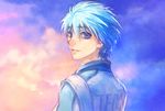  blue_eyes blue_hair highres kin_mokusei kuroko_no_basuke kuroko_tetsuya male_focus solo 