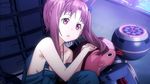  breasts galilei_donna hozuki_ferrari naked_overalls no_bra overalls screencap sideboob solo 