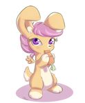  :3 alasou alpha_channel carrot cute eating female friendship_is_magic hair lagomorph looking_at_viewer mammal my_little_pony plain_background purple_eyes purple_hair rabbit scootaloo_(mlp) sitting solo transparent_background wings 