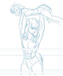  abuse age_difference bodyslam bulge cub digital_media_(art) domination duo equine fight hair horse long_hair male muscles rope size_difference sketch skinny tights tundefilii wrestling wrestling_ring young 