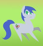  ears_up equine fur gemini_spark_(character) green_background green_eyes grey_fur horse male mammal mane my_little_pony plain_background pony rockmanzxadvent surprise 