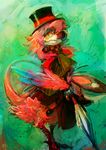  bipedal bird bow crossdressing hat looking_at_viewer male nevrean ouroporos priley solo top_hat umbrella 