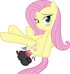  cutie_mark dildo equine female feral fluttershy_(mlp) friendship_is_magic fur green_eyes hair horse looking_at_viewer mammal masturbation my_little_pony pink_hair plain_background pony pose pussy pussy_juice sex sex_toy vibrator white_background yellow_fur 