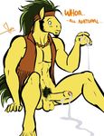  after_masturbation anthro balls bgn biceps cum cum_on_hand equine erection facial_hair flax_seed_(mlp) hair horse male mammal masturbation my_little_pony necklace nipples nude penis pubes solo uncut 