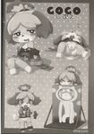  animal_crossing blush breasts canine female isabelle nintendo paws pussy solo video_games 