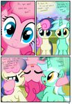  blue_eyes bonbon_(mlp) cloud clouds comic dialog english_text equine eyes_closed female feral friendship_is_magic fur hair horn horse looking_at_viewer lyra_(mlp) lyra_heartstrings_(mlp) mammal my_little_pony one_eye_closed outside pink_fur pink_hair pinkie_pie_(mlp) pony pyruvate text two_tone_hair unicorn yellow_eyes 