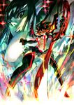  kill_la_kill kiryuuin_satsuki matoi_ryuuko sword thighhighs underboob yang-do 