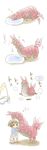 comic gen_5_pokemon height_difference kyouhei_(pokemon) lena18 pokemon pokemon_(creature) pokemon_(game) pokemon_bw2 scolipede sleeping 