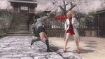  2girls 3d altenate_costume animated animated_gif ass battle black_hair breasts coat dead_or_alive dead_or_alive_5 dress fighting fundoshi high_heels labcoat large_breasts momiji_(ninja_gaiden) multiple_girls ninja_gaiden ninja_gaiden:_dragon_sword ponytail rachel rachel_(ninja_gaiden) school_uniform serafuku skirt tecmo underwear upskirt 