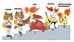  canine delphox fennec fennekin fox mammal nintendo pok&#233;mon pok&eacute;mon unknown_artist video_games 