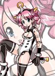  artist_request blue_eyes breasts busou_shinki doll_joints large_breasts lowres pink_hair solo tail thighhighs twintails vitulus 
