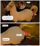 anthro blender_(artwork) blender_cycles_(artwork) canid canine digital_media_(artwork) disney duo equid equine fart fart_cloud fart_fetish fart_sniffing farting_in_mouth farting_on_another farting_on_face feral fox hi_res horse male male/male mammal maximus_(tangled) nick_wilde size_difference sniffing tangled_(disney) vulpineadonis zootopia