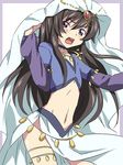  arabian_clothes bad_id bad_pixiv_id blush brown_hair code_geass dancer flat_chest genderswap genderswap_(mtf) long_hair luluko maruki_(punchiki) purple_eyes solo 