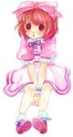  bow crossdressing dress karol_capel male_focus otoko_no_ko pink_bow ribbon shirimochi solo tales_of_(series) tales_of_vesperia white_background 