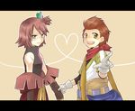  1girl bad_id bad_pixiv_id brown_hair heart heart_of_string karol_capel minoharu nan_(tales) tales_of_(series) tales_of_vesperia 