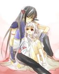  1girl bride chinese_clothes code_geass dress kl li_xingke red_eyes tangzhuang tianzi wedding_dress white_hair 