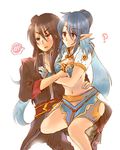  1girl ? blush embarrassed gloves hapu judith pointy_ears tales_of_(series) tales_of_vesperia white_gloves yuri_lowell 