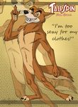  anthro brown_fur canine cartoon clasic disney don_karnage english_text fur long_arms mammal nude open_mouth shade-silverwing sharp_teeth smile standing talespin teeth text tongue wolf 