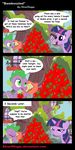 beehive cat_eyes chaoticbrony comic dialog dragon english_text equine facepalm fail female feral friendship_is_magic green_eyes hair horse male mammal multi-colored_hair my_little_pony outside pony purple_eyes sky slit_pupils spike_(mlp) text tomato tree tree_house twilight_sparkle_(mlp) 