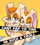  2013 age_difference anthro big_breasts breast_fondling breast_grab breasts brown_eyes censored cream_the_rabbit female fondling hair lagomorph leatherruffian looking_at_viewer milf mother mother_and_daughter navel nude one_eye_closed orange_hair parent rabbit sega smile sonic_(series) tongue tongue_out vanilla_the_rabbit wink young 