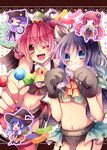  :o aida_mana bad_id bad_pixiv_id blue_eyes blue_hair broom broom_riding candy capelet chibi dokidoki!_precure eyeshadow food food_themed_hair_ornament gloves grin hair_ornament halloween hanasaki_tsubomi hat heartcatch_precure! hishikawa_rikka kenzaki_makoto kokonoe_miya kurumi_erika lollipop long_hair makeup midriff multiple_girls navel necktie paw_gloves paws pink_eyes pink_hair precure pumpkin_costume pumpkin_hair_ornament purple_hair short_hair short_shorts shorts smile twintails witch_hat 