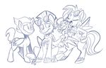  bluntwhiskey equine family friendship_is_magic my_little_pony original_character pegasus rainbow_dash_(mlp) rumble_(mlp) thunderlane_(mlp) wings 