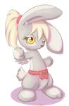  alpha_channel amber_eyes belt blonde_hair derpy_hooves_(mlp) eyelashes female feral friendship_is_magic fur grey_fur hair lagomorph long_hair looking_at_viewer mammal my_little_pony plain_background ponytail rabbit solo transparent_background yellow_eyes 