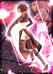  albel_nox androgynous ass bad_id bad_pixiv_id boots brown_hair claws highres long_hair male_focus red_eyes sky solo star_(sky) star_ocean star_ocean_till_the_end_of_time starry_sky thigh_boots thighhighs 