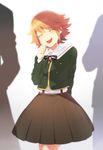  brown_hair danganronpa danganronpa_1 fujisaki_chihiro highres karuha male_focus md5_mismatch otoko_no_ko silhouette skirt smile solo_focus tears 