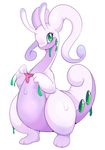  chubby dragon female goo goodra green_eyes lace nintendo panties pok&#233;mon pok&eacute;mon slime slugbox solo thick_thighs underwear video_games wide_hips 