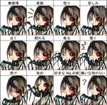 ? android blue_eyes calne_ca expressions heterochromia isopod machinery maeda_koutarou multiple_views nato-kun red_eyes simple_background translation_request vocaloid white_background 