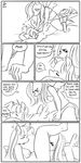 &lt;3 anthro anthrofied areola black_and_white bra breasts comic dialog duo english_text equine eyes_closed female fluttershy_(mlp) friendship_is_magic hair hi_res horn horse legs_up lesbian lying mammal massage monochrome my_little_pony on_back on_front on_top oral oral_sex panties pegasus pony sex sitting text themanesex twilight_sparkle_(mlp) underwear unicorn wings 