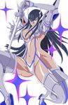  1girl breasts highres junketsu kill_la_kill kiryuuin_satsuki kofire large_breasts long_hair sword weapon 