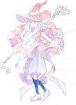  absurdres bad_id bad_pixiv_id hat highres kansou_samehada original pantyhose solo traditional_media watercolor_(medium) 