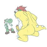  biceps big_muscles big_penis bowser bulge butt chubby claws cum dinosaur erection gay humor imminent_rape koopa male mario_bros muscles nintendo nude penis scalie shoes tenderule34 theropod uncut underwear vein video_games yoshi 