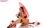  cosplay photo shiranui_mai sitting solo the_king_of_fighters 