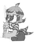 4chan_anon anthro avian beak big_penis bird bodily_fluids bottomwear clothed clothing cum cum_in_mouth cum_inside denim denim_bottomwear denim_clothing drinking drinking_cum duo fan_character female fully_clothed genital_fluids genitals handjob human jeans male male/female mammal mary_the_tortolita monochrome orgasm pants pattern_clothing pattern_shirt pattern_topwear penile penis sex shirt squirting_cum striped_clothing striped_shirt striped_topwear stripes topwear