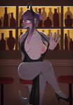 2026 2_horns 5_fingers accessory anklet anthro areola bar bar_counter bar_stool big_breasts black_clothing black_dress black_footwear black_high_heels black_horn black_shoes blush blushing_at_viewer bodily_fluids bottle breasts clothed clothed_anthro clothed_female clothing clothing_pull container counter countershade_breasts countershade_face countershade_hands countershade_neck countershade_snout countershade_tail countershade_torso countershading crossed_legs digital_media_(artwork) dragon dress dress_pull ear_piercing ear_ring embarrassed eye_through_hair eyebrow_through_hair eyebrows eyelashes eyelashes_through_hair female female_anthro fingers flashing flashing_breasts footwear full-length_portrait furgonomics furniture gold_(metal) gold_jewelry gradient_hair grey_body grey_ears grey_skin hair hair_bun head_turned hi_res high_heels horn horn_jewelry humanoid_hands inside jewelry lav_(wyvernichor) looking_at_viewer monotone_clothing monotone_dress monotone_horn multicolored_body multicolored_hair multicolored_skin mythological_creature mythological_scalie mythology navel necklace nervous nervous_sweat nipple_dip nipples no_bra no_irises non-mammal_breasts non-mammal_hair non-mammal_navel non-mammal_nipples one_breast_out partially_clothed partially_clothed_anthro partially_clothed_female pelvic_curtain piercing pink_areola pink_blush pink_hair pink_nipples pinup plantigrade pointy_ears portrait pose public public_exposure pupils purple_hair revealing_outfit rim_light ring_(jewelry) ring_piercing scalie shoes sidelocks sitting sitting_on_stool skimpy skimpy_dress snout solo stool straight_horn sweat sweatdrop tail tail_accessory tail_jewelry translucent translucent_hair two_tone_body two_tone_hair two_tone_skin white_body white_breasts white_countershading white_inner_ear white_sclera white_skin wide_eyed wingless_dragon wyvernichor