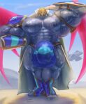 abs aircraft airplane armor bandai_namco biceps big_bulge big_muscles big_pecs bodily_fluids bulge cape clothing digimon drakei full-length_portrait genitals gesture headgear helmet hi_res huge_bulge huge_muscles huge_pecs hyper hyper_bulge hyper_genitalia hyper_muscles male muscular muscular_arms muscular_male muscular_thighs pecs portrait salute solo sweat sweaty_body vehicle