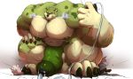 2021 4_toes absurd_res anon_(zheko) anthro big_muscles big_penis bodily_fluids canid canine canis cracked_ground cum destroyed_furniture feet friendly_unit93 genital_fluids genitals hi_res huge_muscles huge_penis hybrid hyena hyper hyper_genitalia hyper_muscles hyper_penis inflation leaking_cum male mammal muscle_inflation muscular penis pumping solo sweat toes wolf