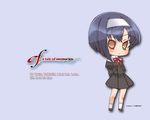  artist_request chibi ef hairband purple_hair school_uniform shindou_kei short_hair solo wallpaper 