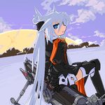  bad_id bad_pixiv_id lowres mof mof's_silver_haired_twintailed_girl oekaki original silver_hair snow solo twintails 