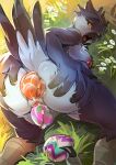 anal anal_fluids anal_masturbation anal_penetration anthro anus areola ass_up avian avian_feet beak bird bodily_fluids breasts butt digital_media_(artwork) easter easter_egg egg egg_in_ass egg_in_vagina egg_insertion feathers feet female genital_fluids genitals half-closed_eyes hand_on_butt holidays kammi-lu masturbation narrowed_eyes nipples nude object_in_ass open_beak open_mouth penetration solo tail tail_feathers talons toes vaginal vaginal_fluids vaginal_masturbation vaginal_penetration vulva